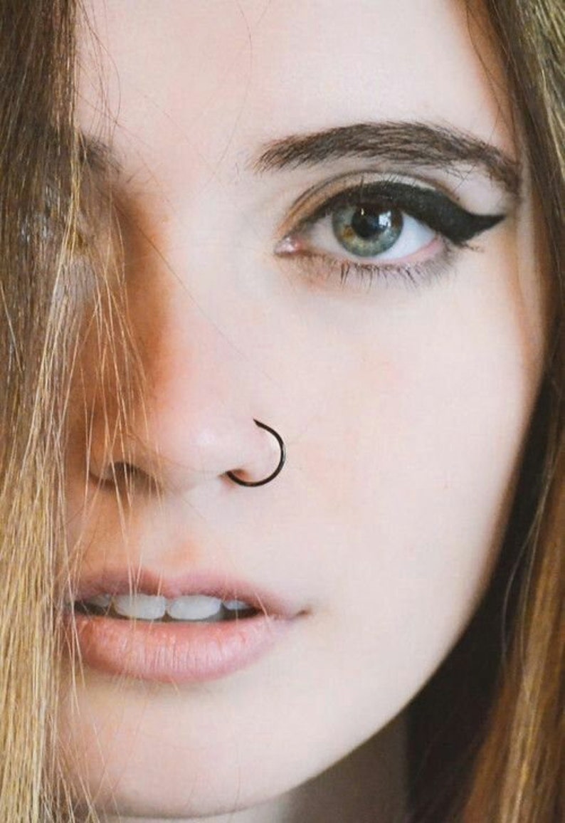 Nopiercinglip Rings or Nose Ring No Pierce Earring Jewelry Etsy Canada