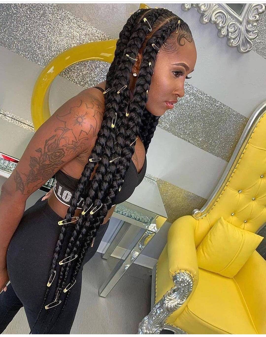 Safety Pin Braid Accessories rings braid accessories Etsy