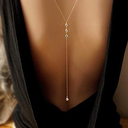 Body Chain Bikini Body Jewelry Necklace Gold Festival Etsy