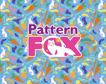 Trippy Bunny-hop easter pattern
