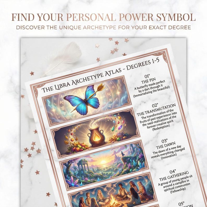 Libra Astrology Guide & Sabian Symbols PDF | Shadow Work Journal ...