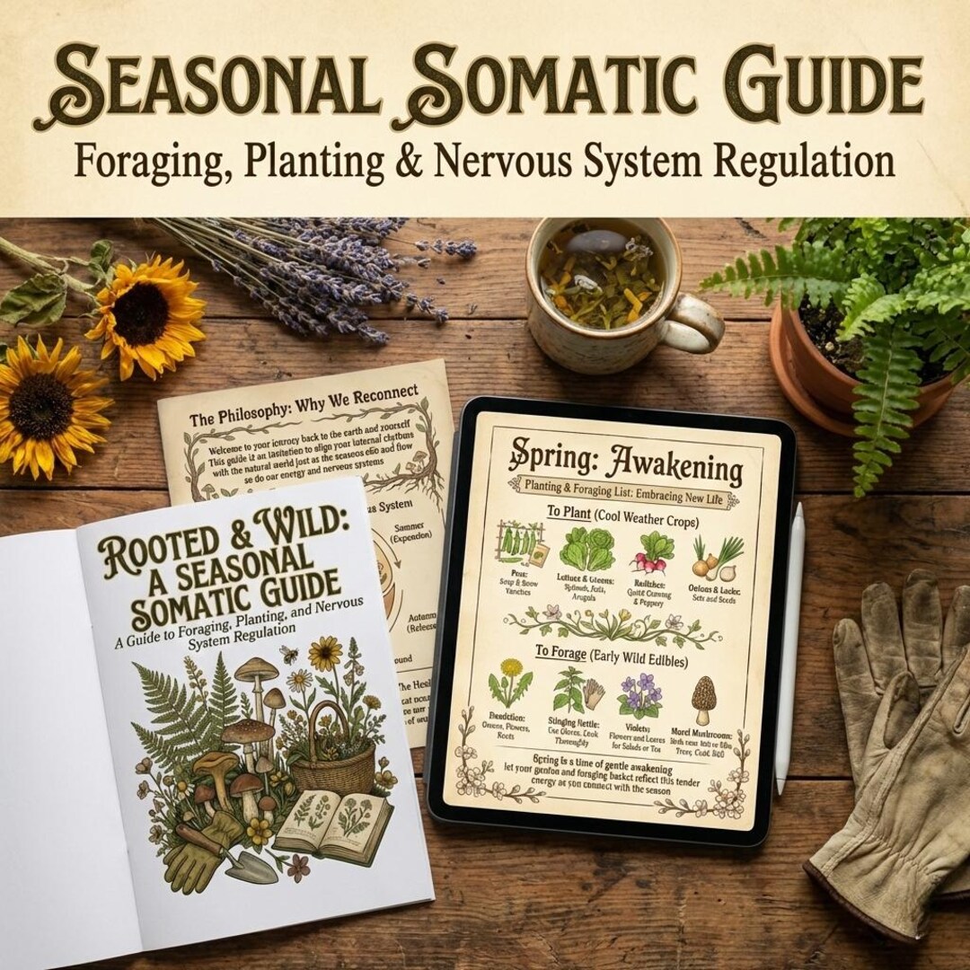 Seasonal Somatic Guide | Nervous System Regulation, Nature Journal (PDF ...