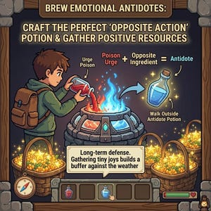 Gamified DBT Workbook, RPG Mental Health Survival Guide, Pixel Art ...
