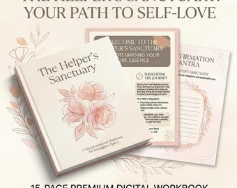 Werkboek enneagramtype 2 | Boundary Journal voor mensen die het leuk vinden | The Helper Self Care Planner & Burn-out Herstelgids | Afdrukbare pdf