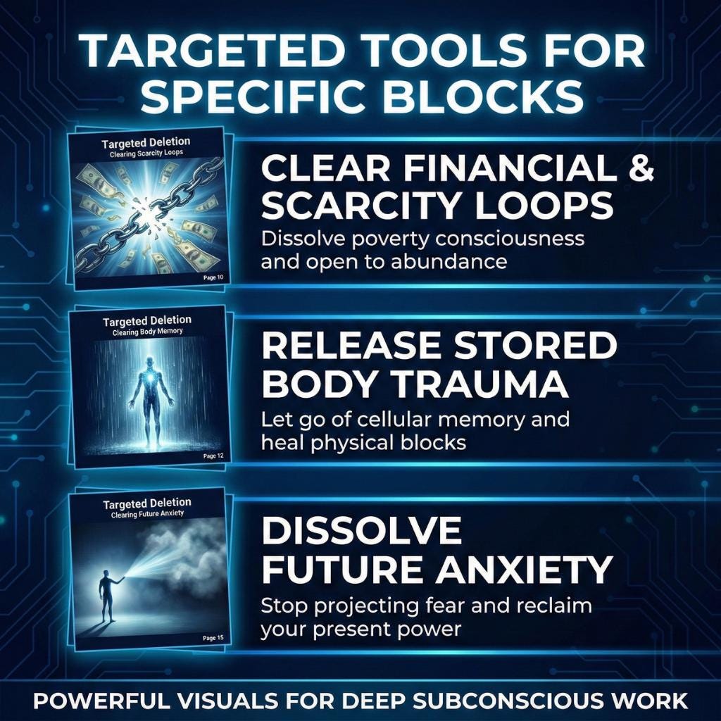 Subconscious Reprogramming Visual Guide, Remove Money Blocks & Trauma ...