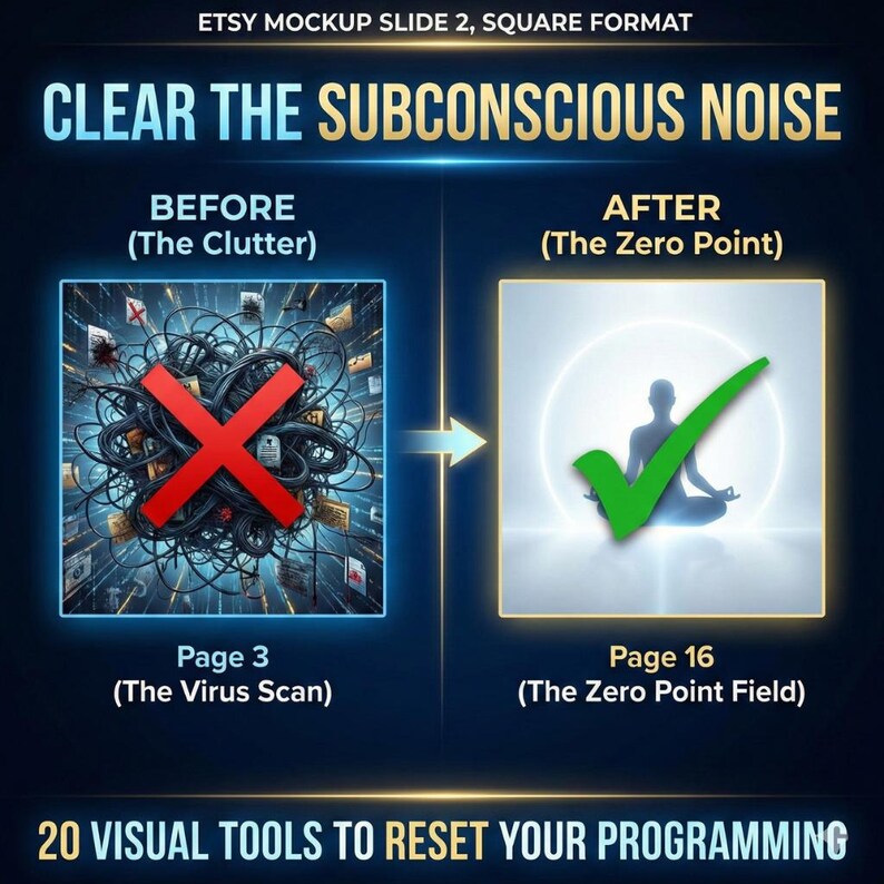 Subconscious Reprogramming Visual Guide, Remove Money Blocks & Trauma ...