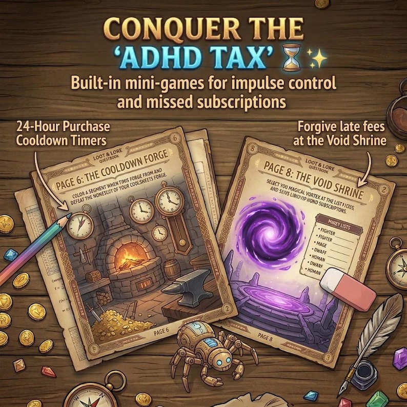 Gamified Budget Planner for ADHD | RPG Finance Tracker & Debt Payoff ...