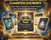 Gene Keys Golden Path Visual Map | Gamified Shadow Work (PDF Download)
