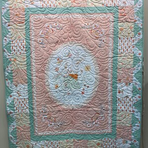 Quilt, Bunny, Pink