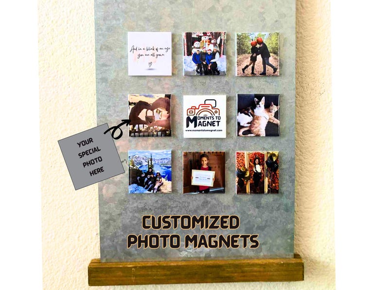 Custom Photo Magnet Set – Personalized Keepsake Magnets - Etsy
