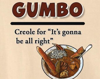 Camiseta con temática de Gumbo