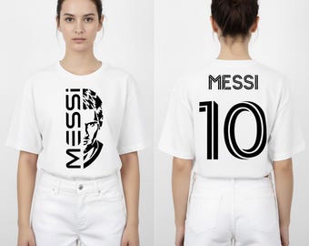 Kids Lionel Messi Soccer T-Shirt | Football Graphic Tee | Messi Fan Gift | Boys & Girls Sports Shirt | Cool Soccer Lover Top