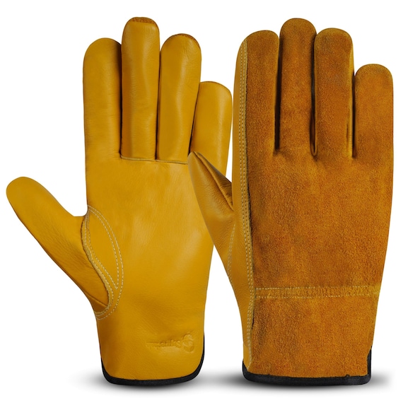 Gardening Gloves for Men and Women Tough Thorn Proof Comfortable Breathable Garden  Gloves Cowhide Leather for Strong Grip. - Etsy Israel