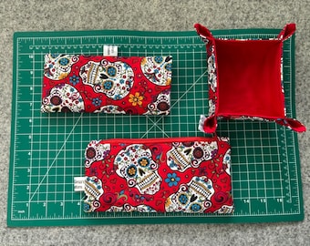 Sugar Skull Sewed Office Set