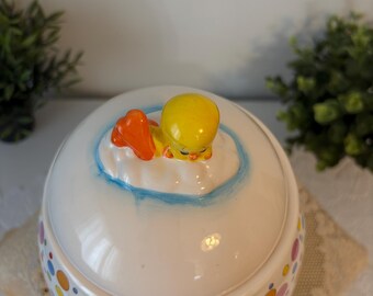 Tweety Bird Ceramic Cookie Jar, Looney Tunes Warner Bros 2000