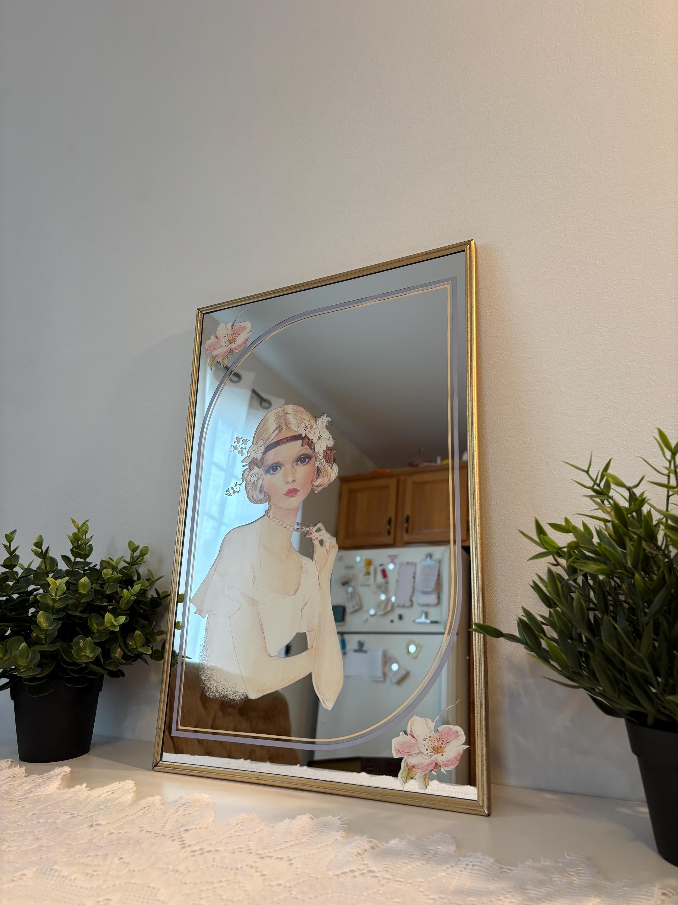 Vintage Vogue Mirror - Etsy