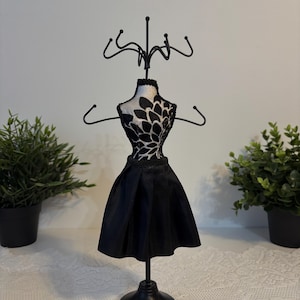 metal dress form hobby lobby Antique Metal Dress Form Display with Racks (Antique Gold Color, 901D)