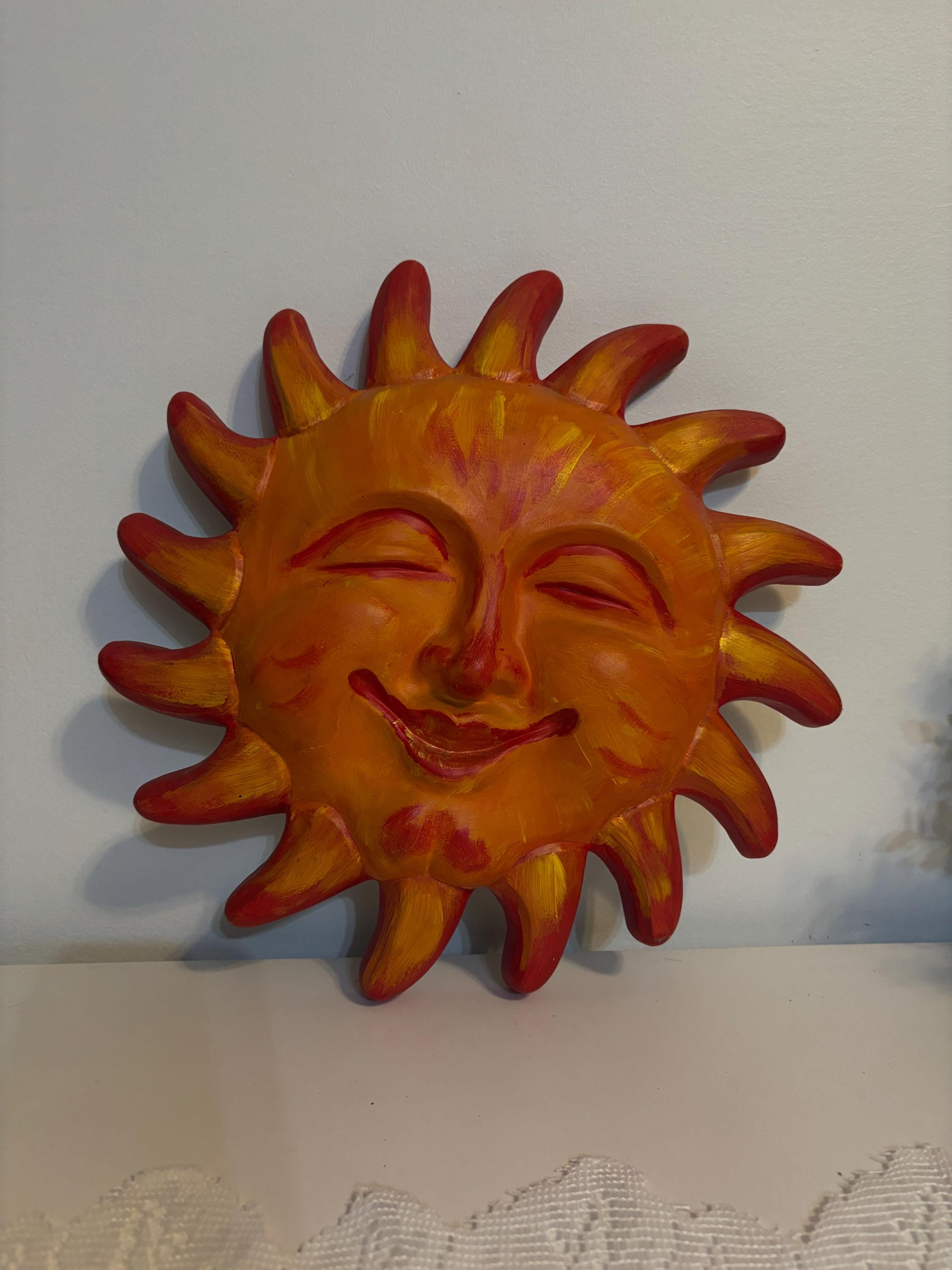 Vintage Mexican Ceramic Sun - Etsy