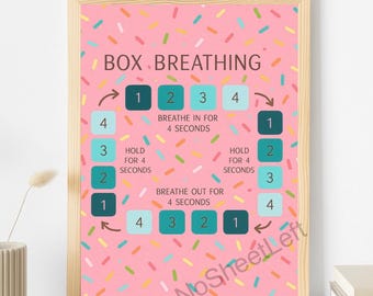Sprinkle Box Breathing Printable: Calm Down Corner Poster (PDF Download)