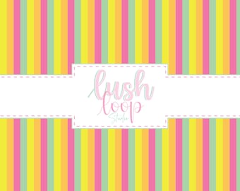 Rainbow Summer Stripes Seamless Pattern-Green, Hot Pink, Yellow, Orange Stripes Repeating File-Digital Download-Spring PNG-Sublimation