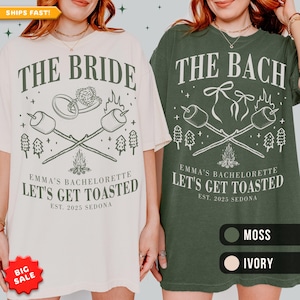 Camp Bachelorette T-Shirts: Matching Cabin Bach Party Tees