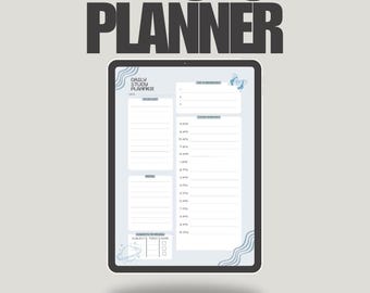 Printable Daily Study Planner | A4 & US Letter | Student Planner PDF | Homework / Assignment Tracker | Instant Download