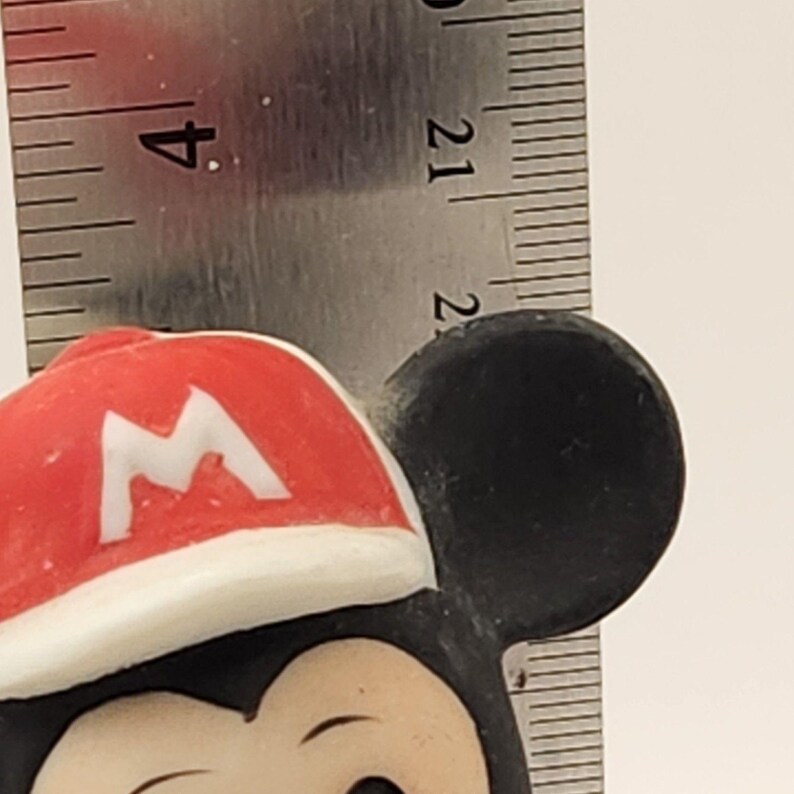 Disney Vintage Ceramic Mickey Mouse Playing Baseball Figurine made in Korea image 6