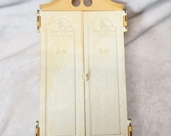 Barbie Susy Goose Closet Clothing Armoire Wardrobe Vintage Storage 1960s