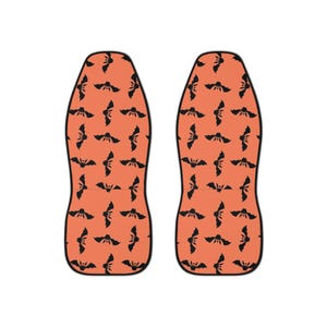 Stylish Bat Pattern Car Seat Covers - Unique Auto Decor for Halloween, Gifts for Car Lovers, Fun Car Accessories, Trendy Seat Protectors