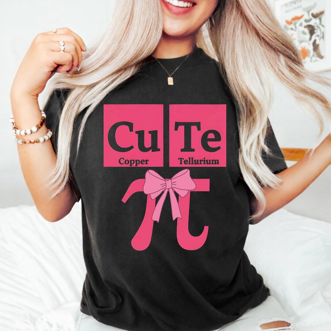 Pink Coquette Pi Day PNG | Periodic Table Math Teacher Design (digital ...