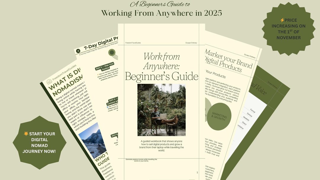 Ultimate Guide to Working From Anywhere | Remote Work Lifestyle Ebook ...