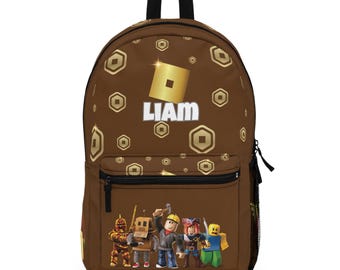 Zaino Scolastico Robllox - Cartoon Anime, Grande Capacità, Nylon Impermeabile - Per Scuola E Viaggi - Foto 6