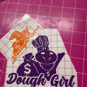Dough boy sticker | dough girl decal | Truck Decal | Car Sticker | Squat Truck Decal | wall decor | car decal | truck sticker pack