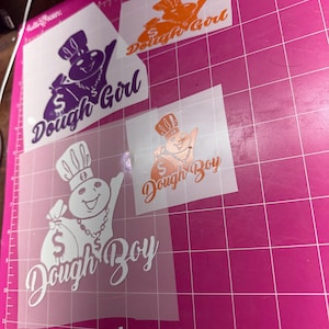 Dough Boy | Dough Girl | Truck decal | Car Sticker | Squat Truck Decal | tumbler decal | license plate sticker | laptop decal