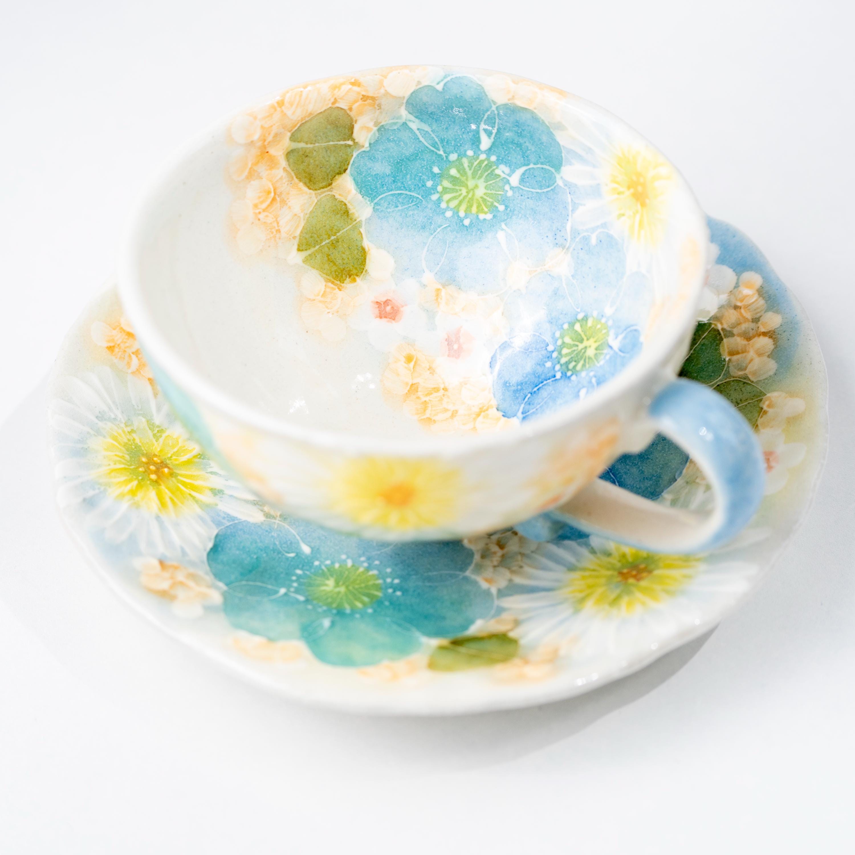 Argyle cup and saucer - Etsy 日本