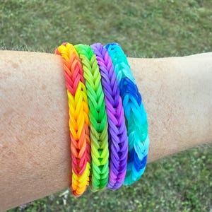 Rainbow Loom Fishtail Bracelet - Summer Vibes Collection