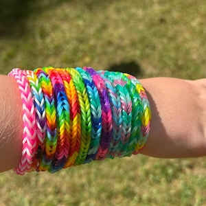 Custom Rainbow Loom Fishtail Bracelet