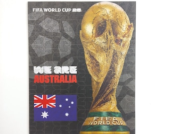 FIFA World Cup 26™ Official Licensed Jigsaw Puzzle –200 Pieces | We Are Australia Edition | World Cup Trophy Puzzle | Soccer Fan Collectible