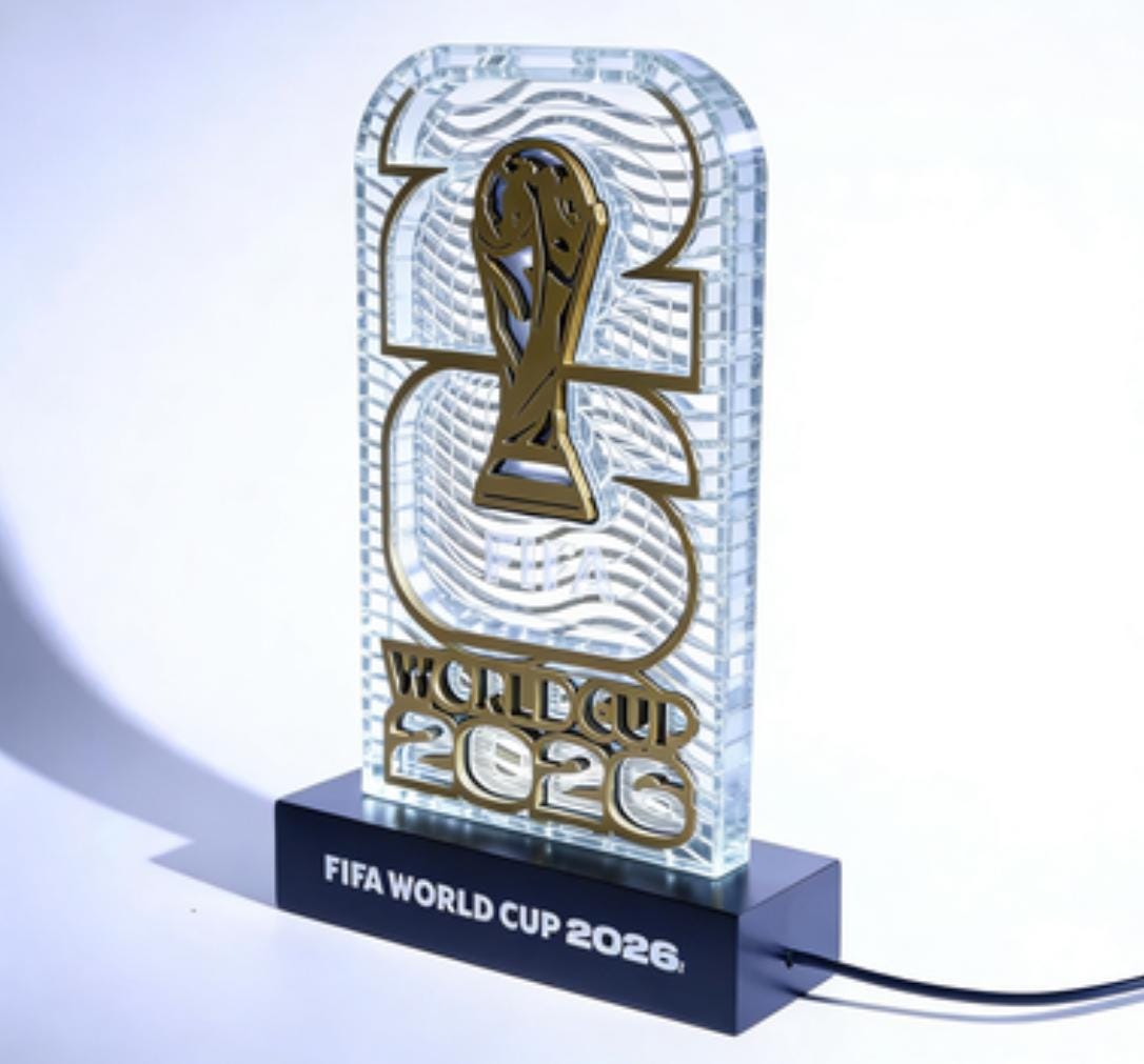 Fifa Cwc Leds Official Licensed FIFA World Cup 2026 LED 3D Light Board - Trophy ...