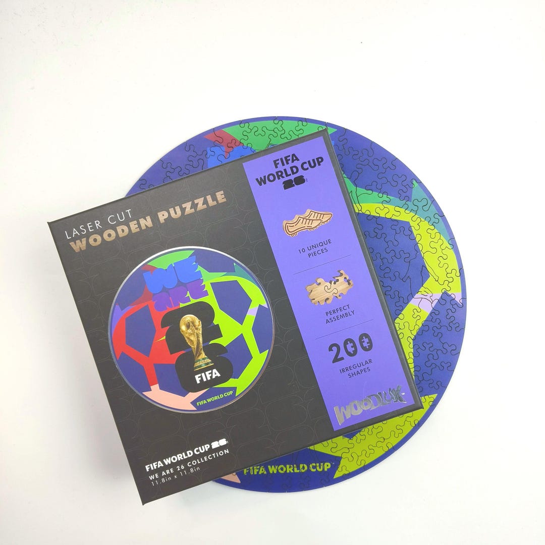 Official Licensed FIFA World Cup 2026 We Are 26 Collection Wooden