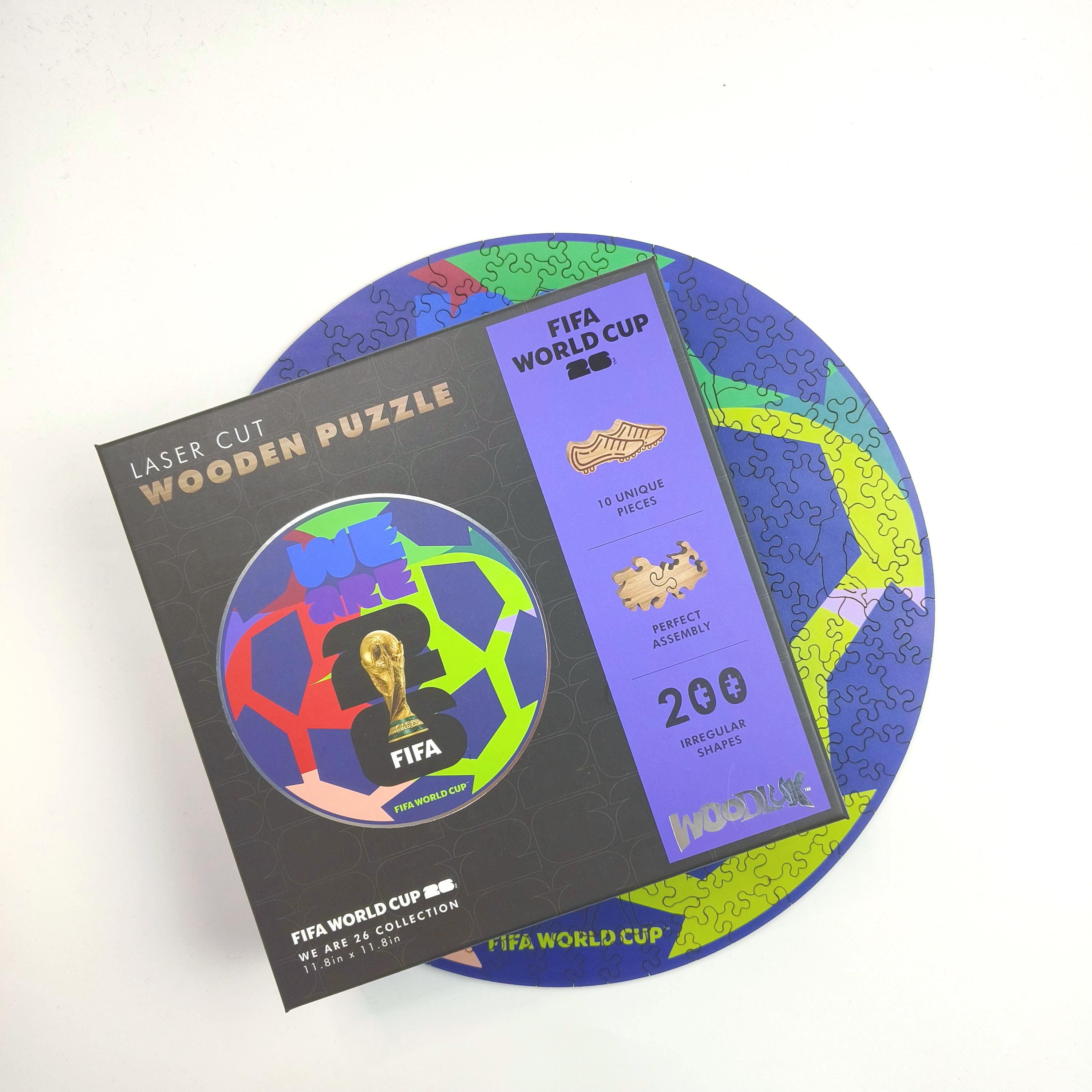Official Licensed FIFA World Cup 2026 We Are 26 Collection Wooden