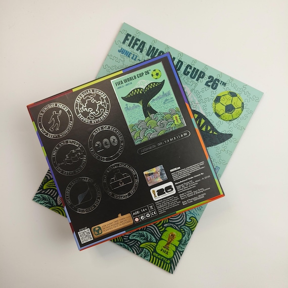 FIFAワールドカップ2026シアトル公式ライセンス木製ジグソーパズル