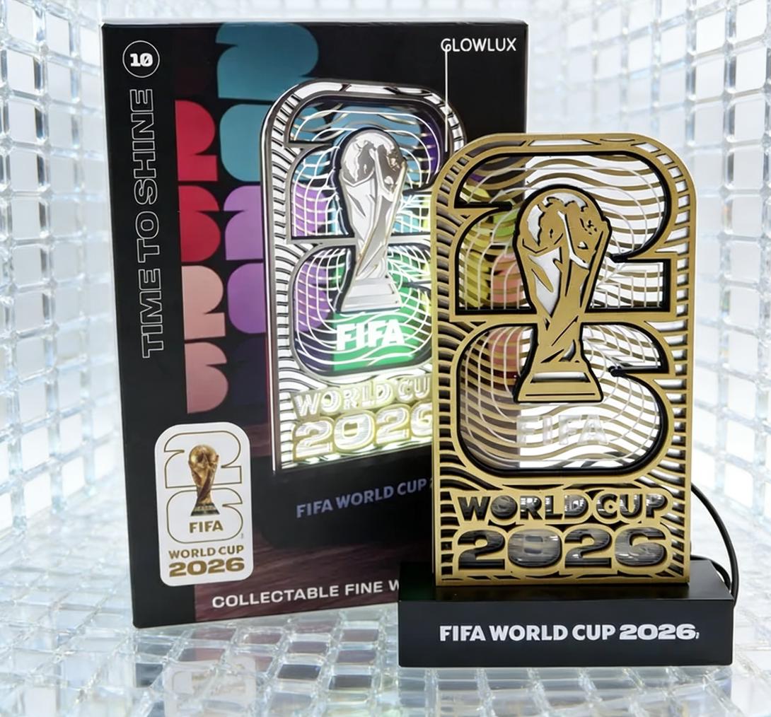 Official Licensed FIFA World Cup 2026 LED 3D Light Board - Trophy