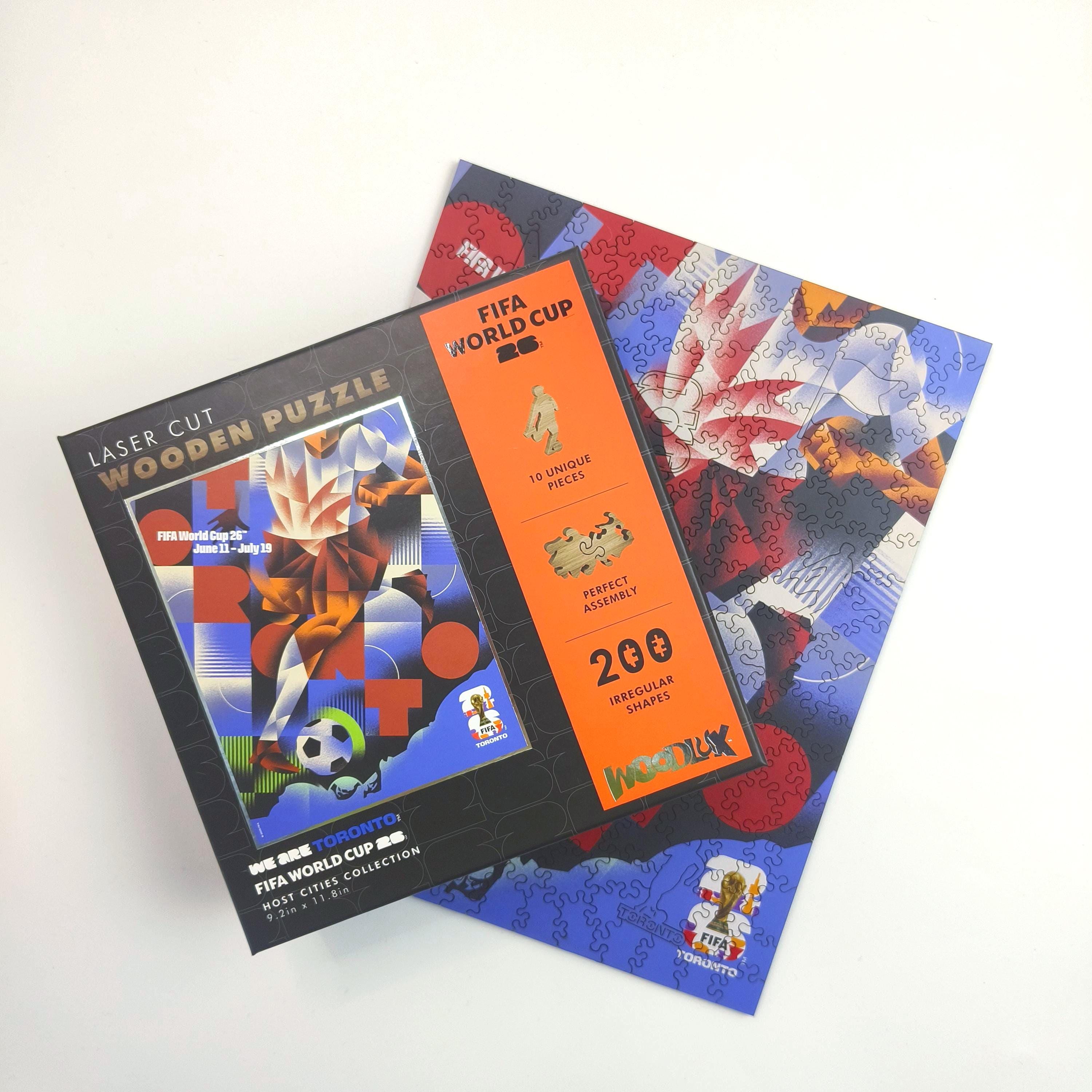 Official Licensed FIFA World Cup 2026 Toronto Wooden Jigsaw Puzzle