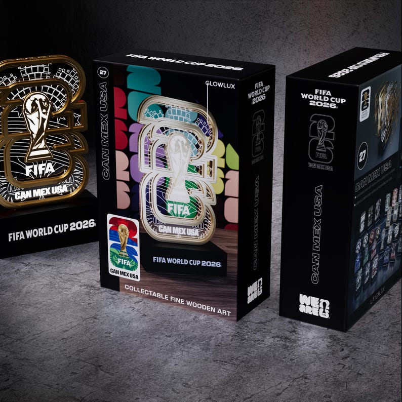 Official Licensed FIFA World Cup 2026 LED 3D Light Board - Canada ...