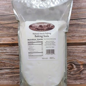 Amish Naturlig Bikarbonat | Rengöring, Bakverk, Luktborttagning, Tandkräm, Rengöringsmedel för skafferiet
