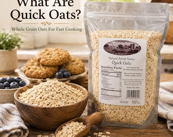 Amish Natural Quick Oats: Non-GMO Clean Label Baking & Breakfast