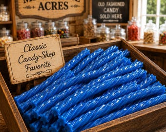 Amish Style Blue Raspberry Licorice – Old-fashioned Candy, Sweet