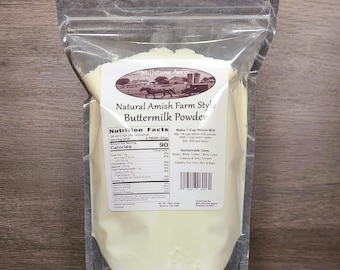 Buttermilk Powder Amish Style | All-Natural | Midwest Dairy Sourced, Non GMO Pasture Raised
