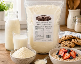 Whole Milk Powder Natural Amish Style – Fresh Dairy Baking & Cooking Ingredient